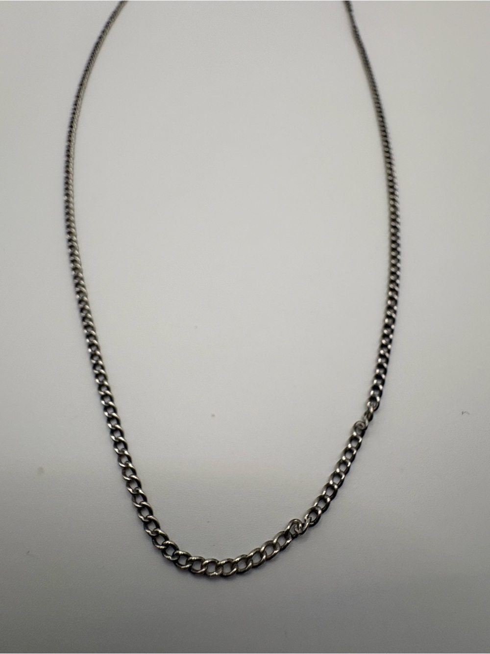 James Avery Sterling Silver 24” Curb Chain Necklace 6g Signed Vintage e